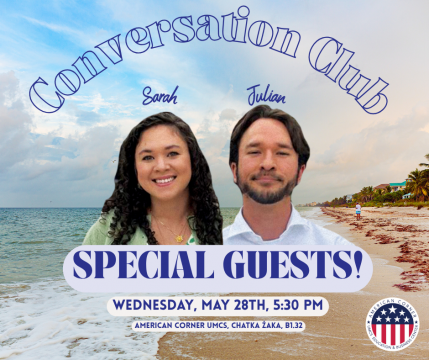 Conversation Club at the American Corner UMCS [SPECIAL...