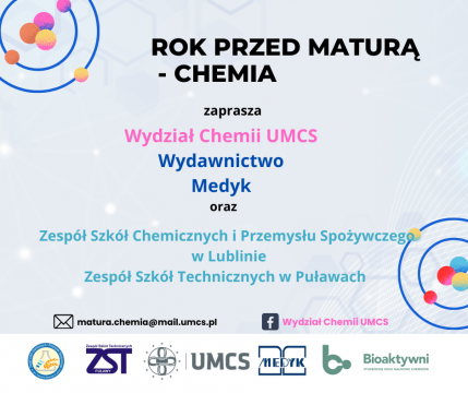 Finał konkursu „Rok przed maturą – chemia” już 13 czerwca...