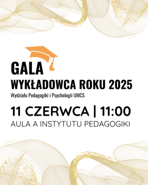 Gala Wykładowca Roku 2025 - 11 czerwca