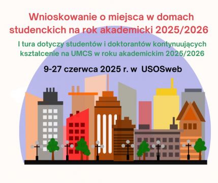 I tura składania wniosków o przyznanie miejsca w domach...
