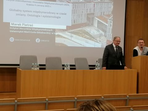 Wykład Mistrzowski prof. Marka Pietrasia w Krakowie