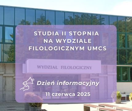 Studia II stopnia - dzień informacyjny na Wydziale...