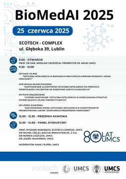 BioMedAIDay już 25 czerwca w ECOTECH-COMPLEX