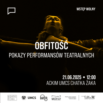 OBFITOŚĆ – finałowe pokazy performansów w Chatce Żaka