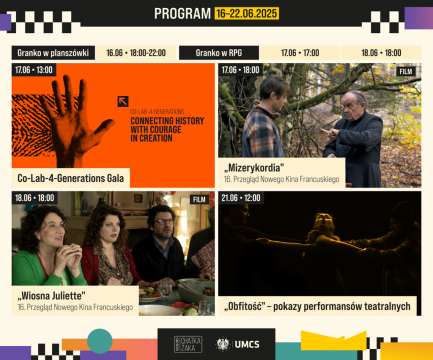 Program wydarzeń w Chatce Żaka!