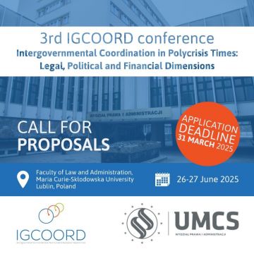 3rd IGCOORD Conference Intergovernmental Coordination in...
