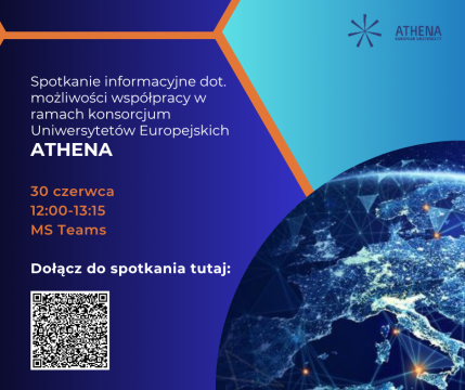 ATHENA: możliwości współpracy – spotkanie informacyjne