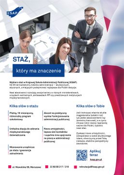 Rekrutacja do KSAP - spotkania informacyjne