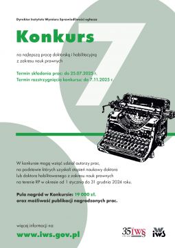 Konkurs na najlepszą pracę doktorską i habilitacyjną z...