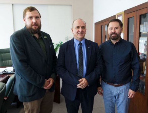 Spotkanie Rektora UMCS z przedstawicielami Elsevier