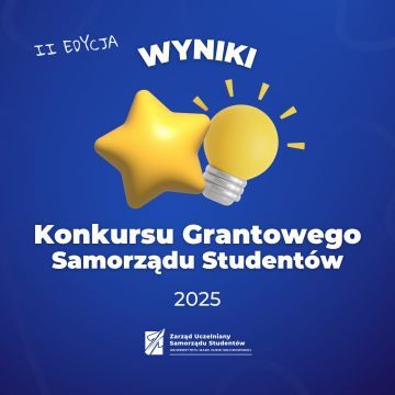 Wyniki II Edycji - Konkurs Grantowy Samorządu Studentów 2025