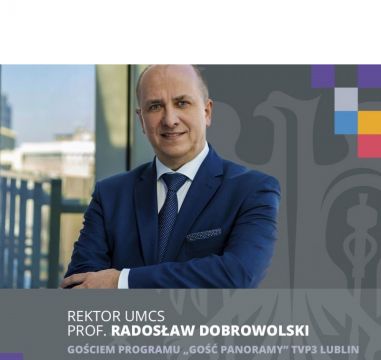 Rektor UMCS gościem TVP3 Lublin