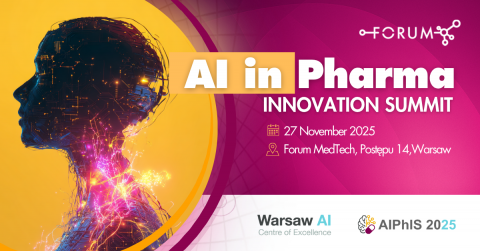 Zaproszenie na wydarzenie AI in Pharma Innovation Summit 