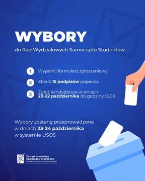 Startują wybory do Rad Wydziałowych Samorządu Studentów!