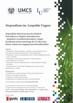 Stypendium im. Leopolda Ungera