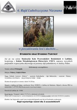 plakat Rajd SKPB Lublin oraz KMH UMCS.jpg