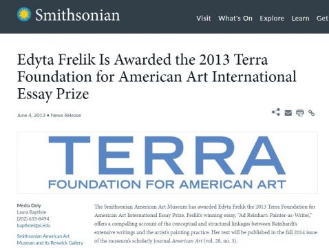 Edyta Frelik Terra Prize 2013.JPG