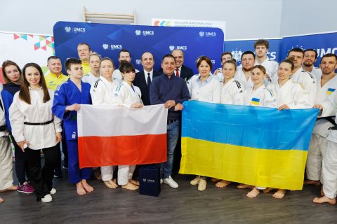  Spotkanie z kadrą narodową Ukrainy w judo osób...