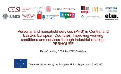 PERHOUSE - projekt międzynarodowy w Instytucie Socjologii