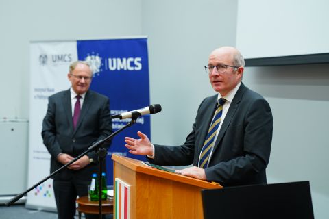 Wizyta na UMCS Ambasadora Irlandii w Polsce