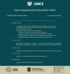 Gala Organizacji Studenckich UMCS 2023 - Program .png