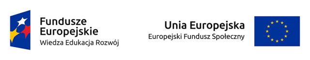 Logotypy Funduszy Europejskich i Unii Europejskiej