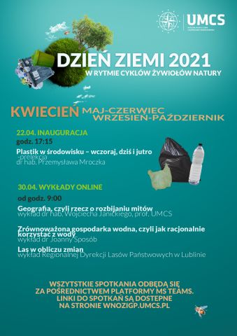 Dzień Ziemi UMCS 2021_plakat