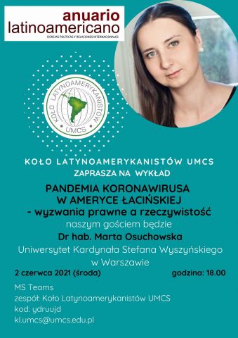 Dr hab. Marta Osuchowska - wykład otwarty KL UMCS - plakat.jpg