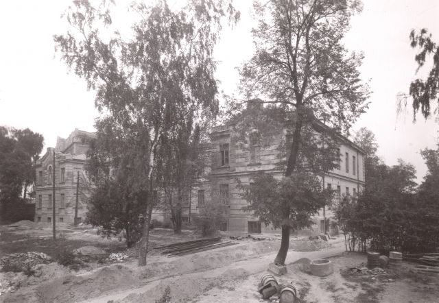 Klinika Ginekologiczna ul. Lubartowska 53, 23 X 1949. Fot. NN. Źródło: Archiwum UMCS