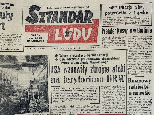 Sztandar Ludu - strona tytułowa z 3 marca 1965.jpg